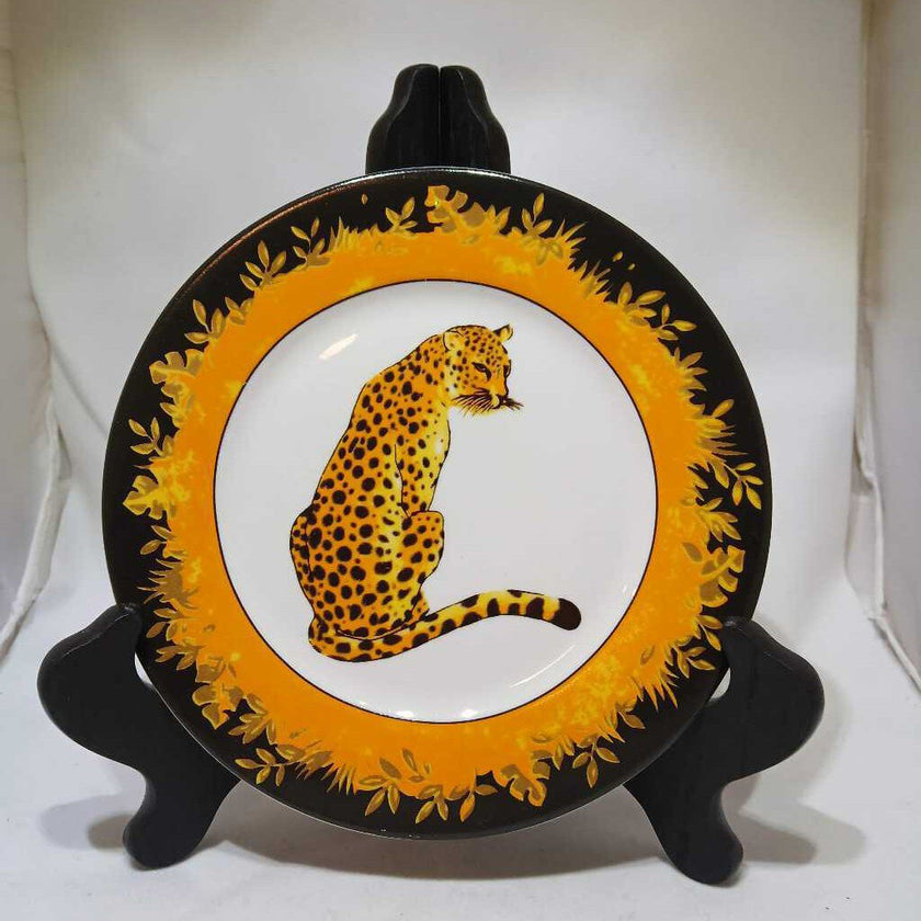 FC Porcelain Cheetah Plate