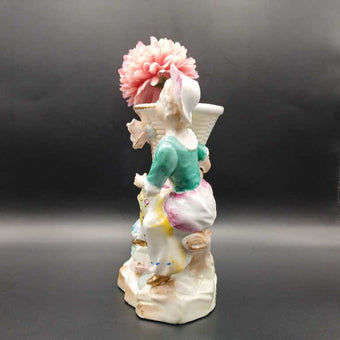 Porcelain Woman Planter