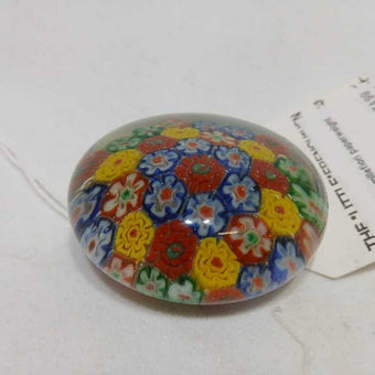 Vintage millefiori paperweight 5220