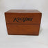 Wooden recipe box 5303