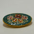 Turquoise Oval Micro Mosaic Brooch
