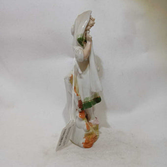 Mourning Vase Victorian German Spill Vase