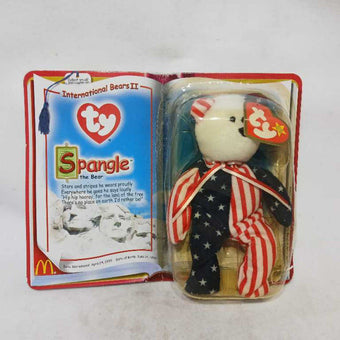 TY Spangle The Bear Beanie Baby 1999
