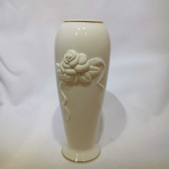 Vintage Embossed Floral Design Vase