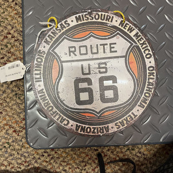 U.S. Route 66 round sign