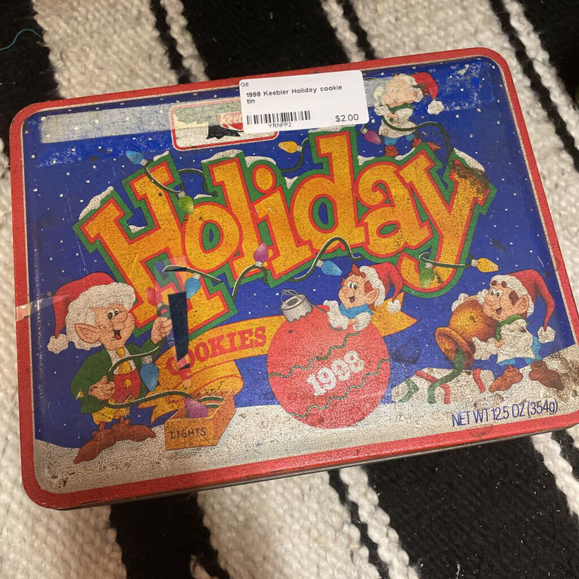 1998 Keebler Holiday Cookie Tin