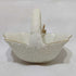 Vintage Porcelain Basket w/ Embossed Leaves