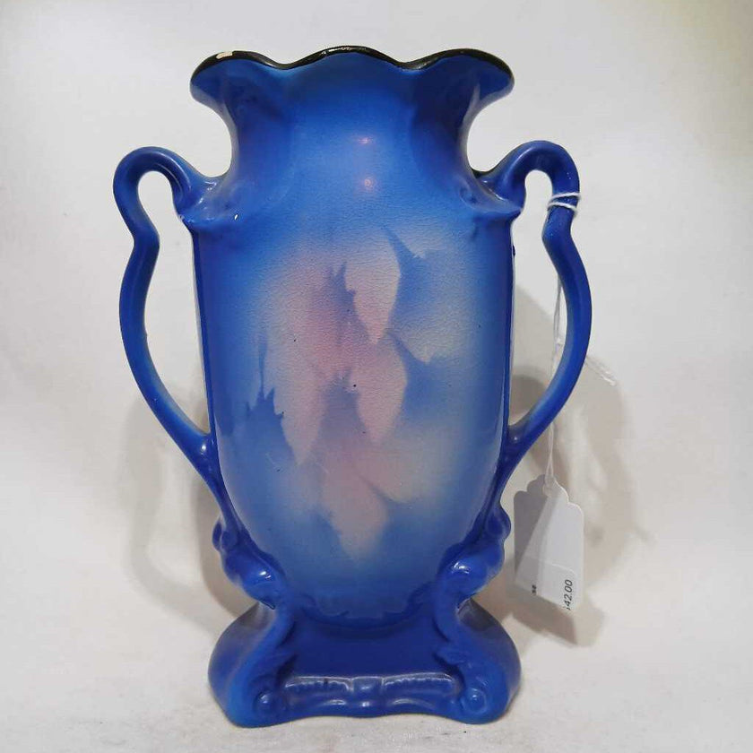 Made in England Blue Vase Early 20th Century