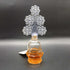 VTG Glass Perfume/Plastic Top