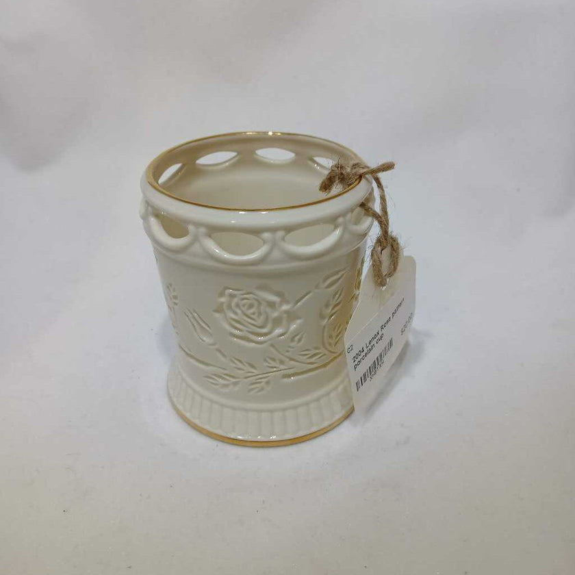 2004 Lenox Rose pattern porcelain cup