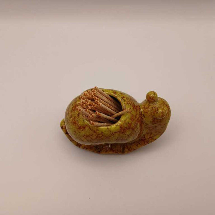 Ceramic Snail Toothpick Holder