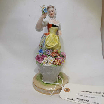 Dresden flower girl figurine