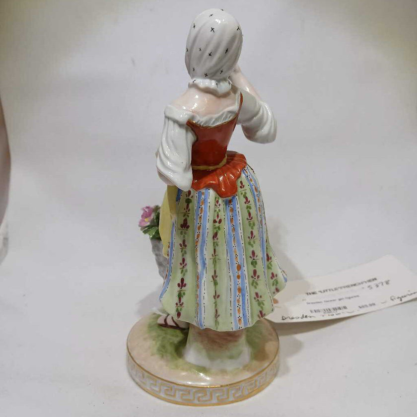 Dresden flower girl figurine