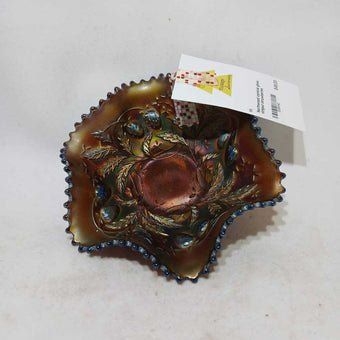 Northwood carnival glass striped strawberries