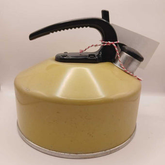 vintage harvest gold tea kettle