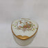 Vtg heart shaped Lady Cherub trinket box