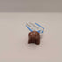 Zuni Pueblo frog effigy with turquoise and signed by artist