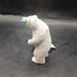 Athabascan carved fetish bear with fish in mouth