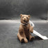 Hand carved wooden bear signed by artist