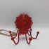 wall mounted spinning Necklace holder -red