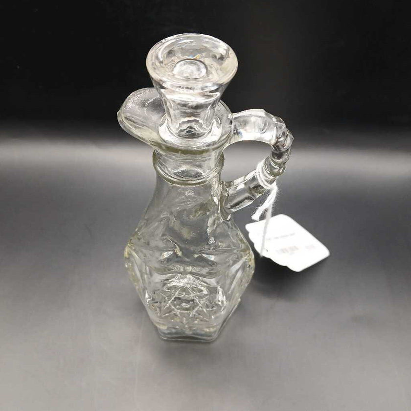 Cruet - Clear Pressed Glass