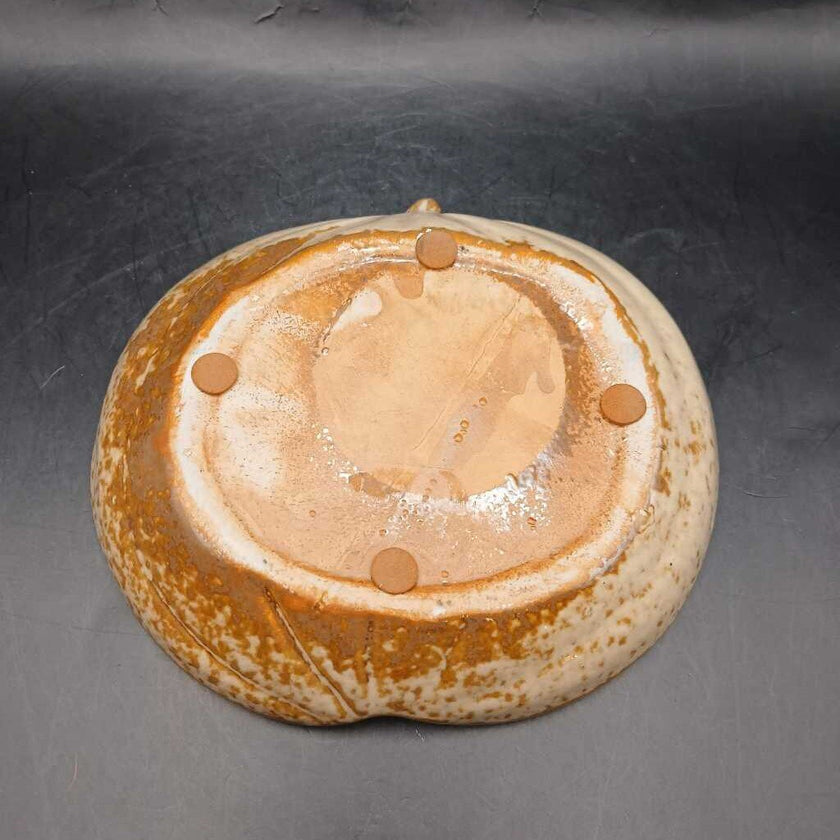 Vtg decorative pumpkin dish