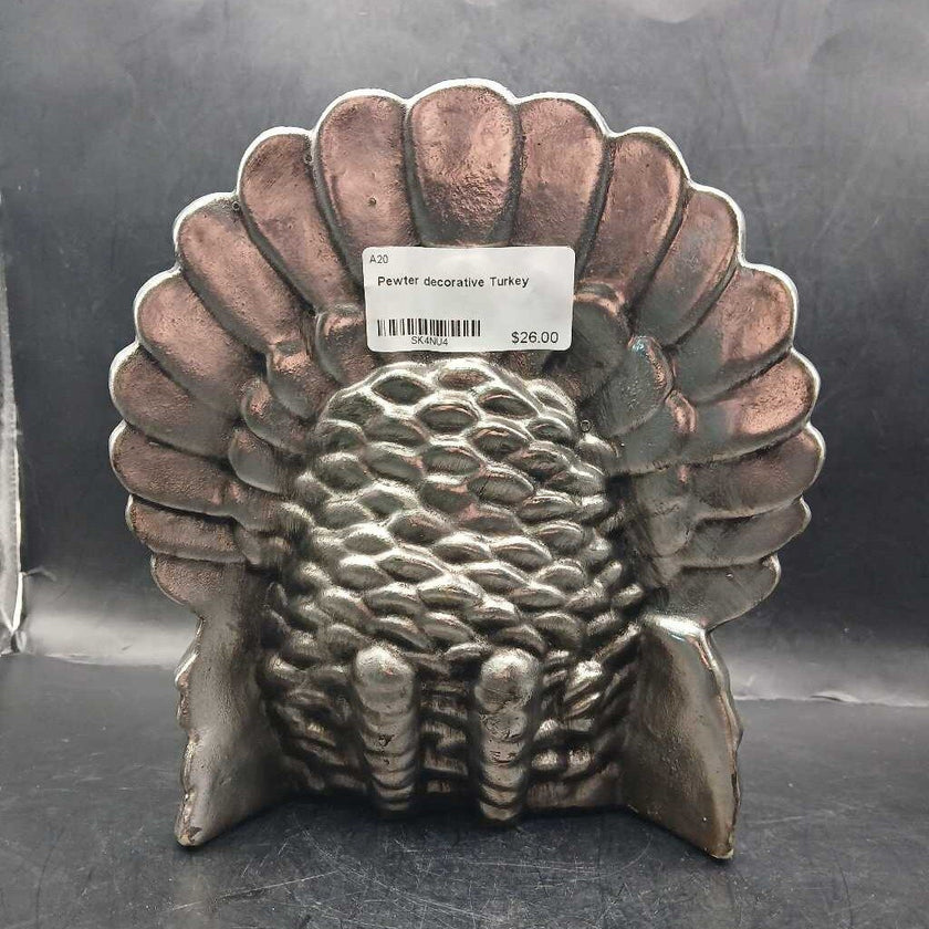 Pewter decorative Turkey