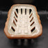 Woven ceramic bread basket