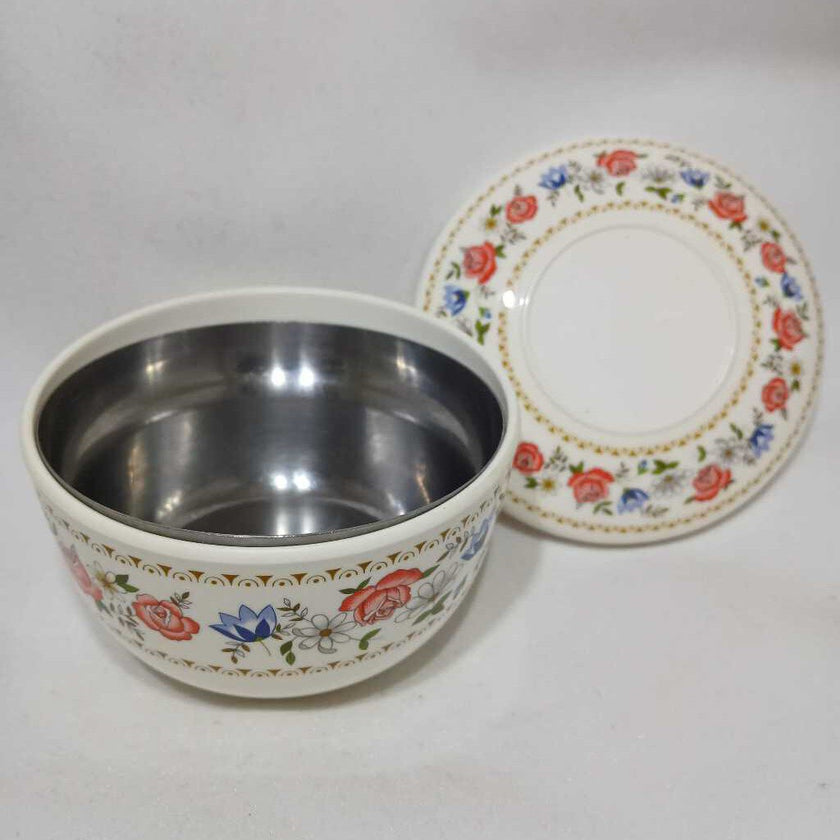 Melamine bowl with liner