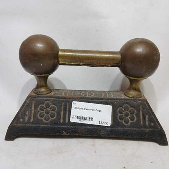 Antique Brass Fire Dogs