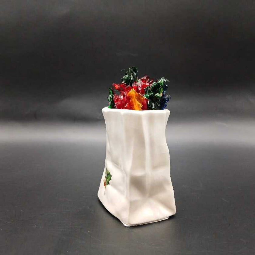 Ceramic Holly Toothpick Holder