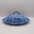 Stangl blue and white town & country butter dish