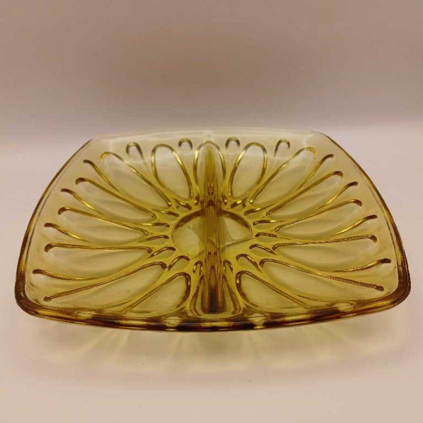 Vintage divided relish dish