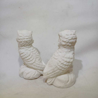 Pair of Alabaster owls