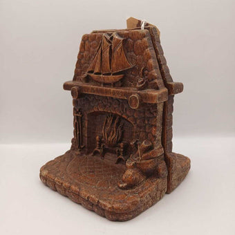 Vintage Fireplace bookends 5551