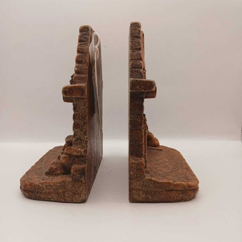 Vintage Fireplace bookends 5551