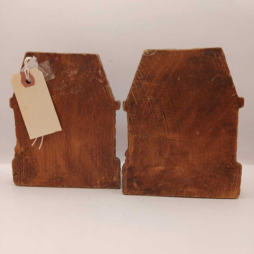 Vintage Fireplace bookends 5551