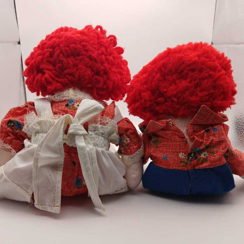 Raggedy Ann and Andy Dolls - A Pair