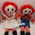 Raggedy Ann and Andy Dolls - A Pair