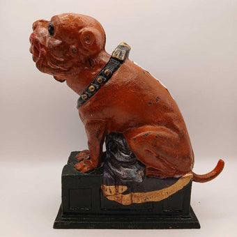 Cast Iron Bulldog Bank