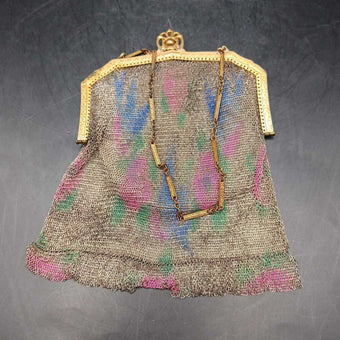 Antique Whiting and Davis mesh bag circa 1910
