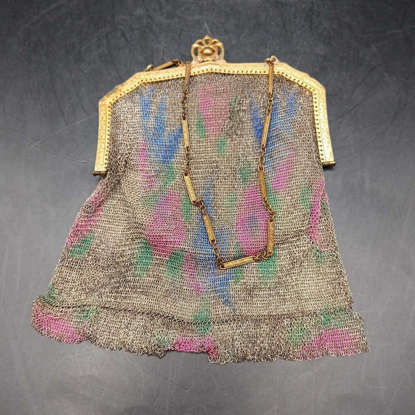Antique Whiting and Davis mesh bag circa 1910