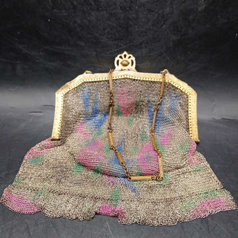 Antique Whiting and Davis mesh bag circa 1910