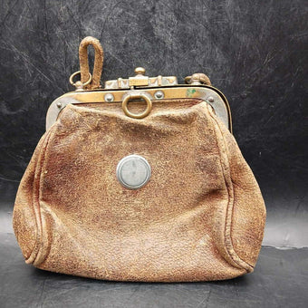 Antique leather purse 19th century