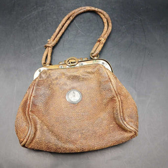 Antique leather purse 19th century