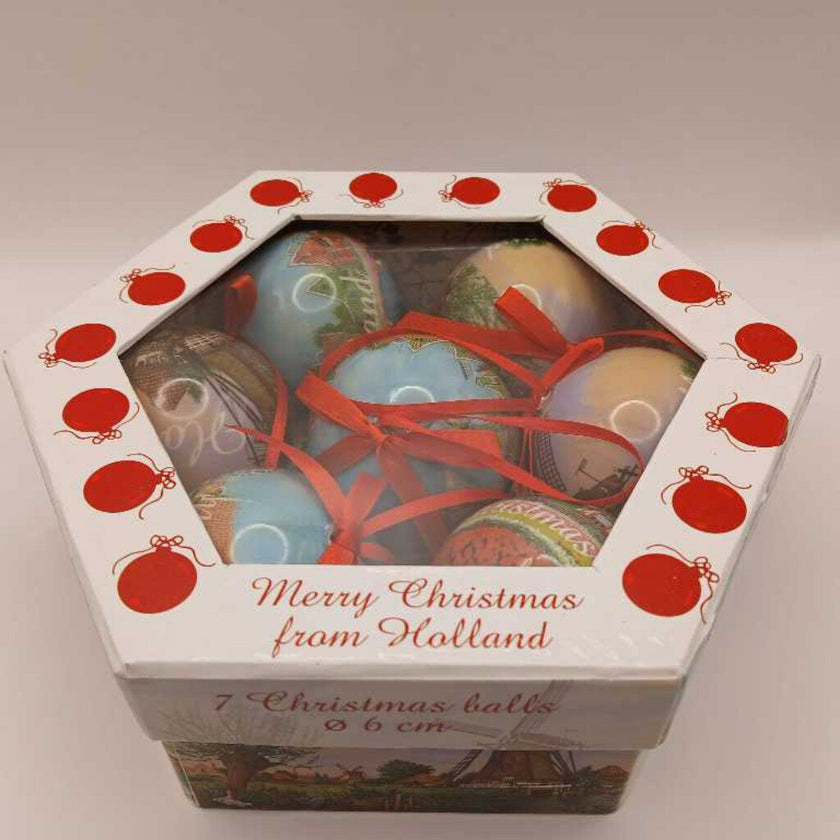 Merry Christmas from Holland Ornaments Set of 7