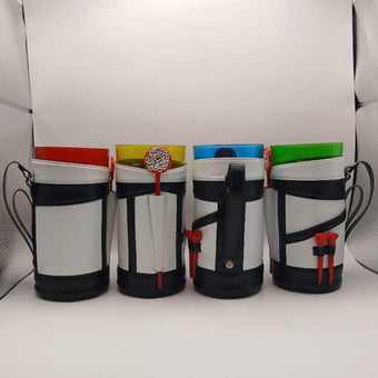 Golf Bag Enesco Vintage Cup Set of 4