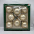 vintage glass ornaments in box