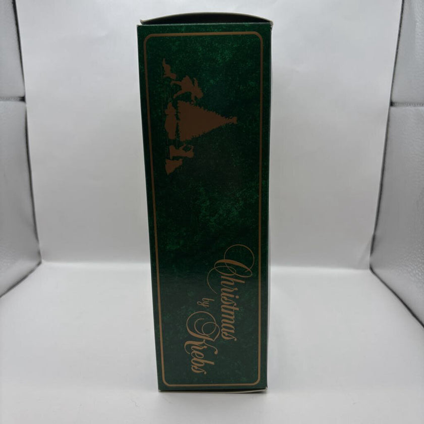 vintage glass ornaments in box