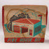 1950's plasticville fire house kit & box